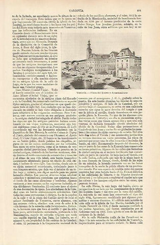 LAMINA ESPASA 5896: Plaza del Teatro de Varsovia