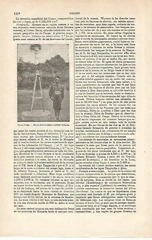 LAMINA ESPASA 14490: Mojon de la frontera en Congo