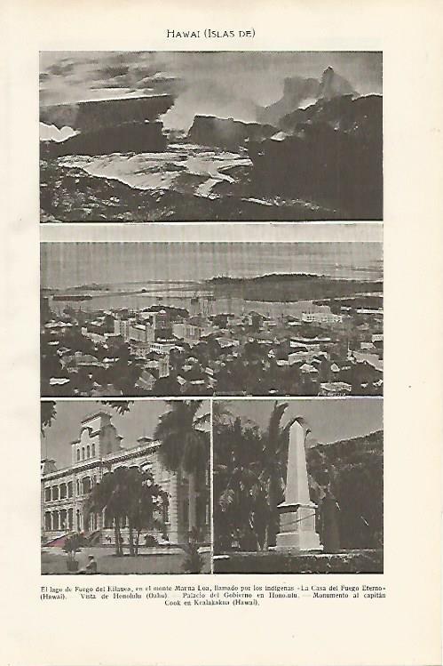 LAMINA SALVAT 80151: Islas de Hawai