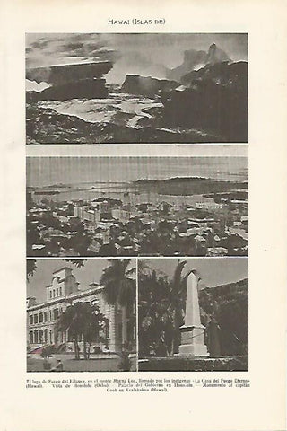 LAMINA SALVAT 80151: Islas de Hawai