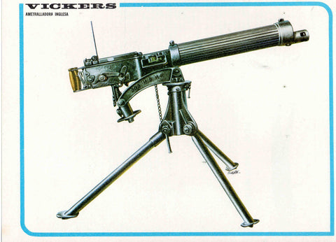 LAMINA 4186: VICKERS Ametralladora Inglesa