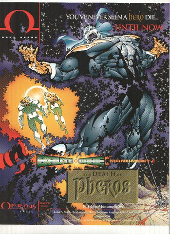 Lamina Publicitaria: OMINOUS PRESS - Bart Sears: August 1994 (New Releases Ominous Press)