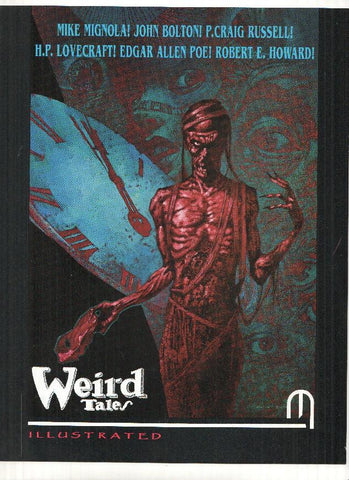 MILLENIUM PUBLICATIONS - WEIRD TALES ILLUSTRATED (Diptico Publicitario)