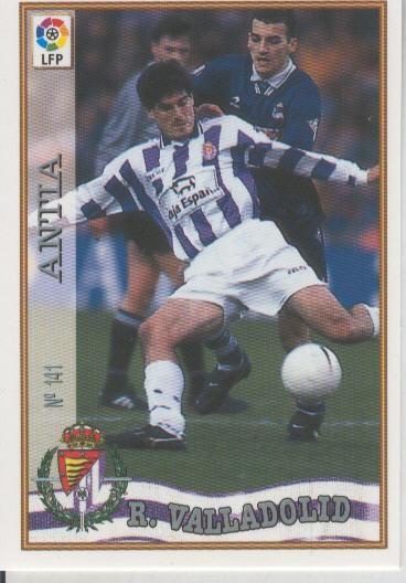 Cromo Liga 97/98: Real Valladolid numero 141: Antia