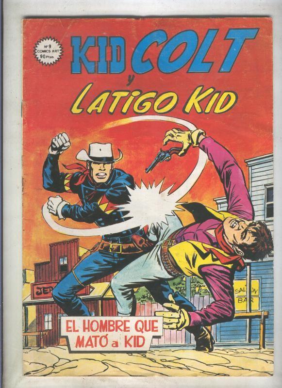 Kid Colt numero 09: El hombre que mato a Kid (numerado 2 en trasera)