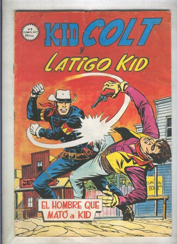 Kid Colt numero 09: El hombre que mato a Kid (numerado 2 en trasera)