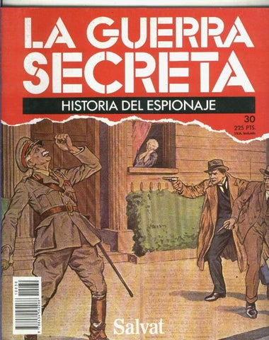 La Guerra Secreta: Historia del Espionaje numero 030, foto en la trasera de 