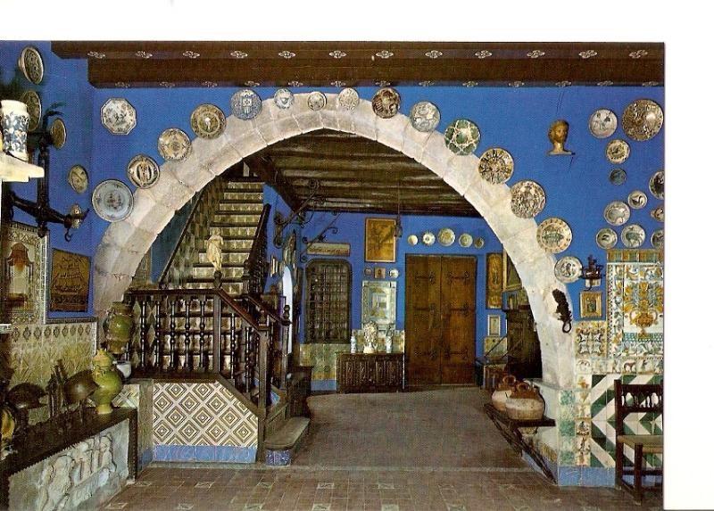 Postal 028141 : Sitges. Museo Cau Ferrat y Maricel: vestibulo del museo