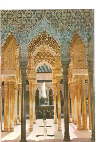 Postal 026172 : Arcadas Patio de los Leones. Alhambra (Granada)