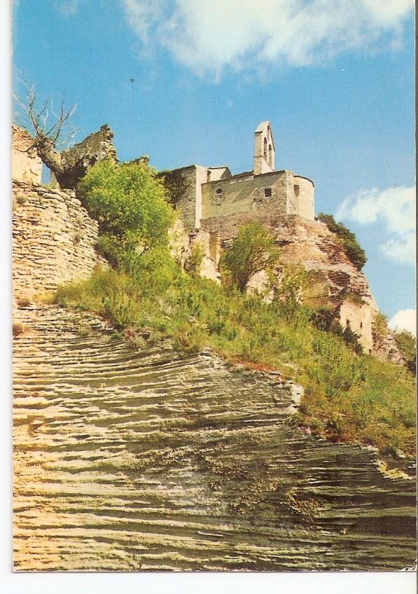 Postal 034015 : Les Belles Couleurs de la Provence. Saumane (Vaucluse). LEglise romane datant du XII s.