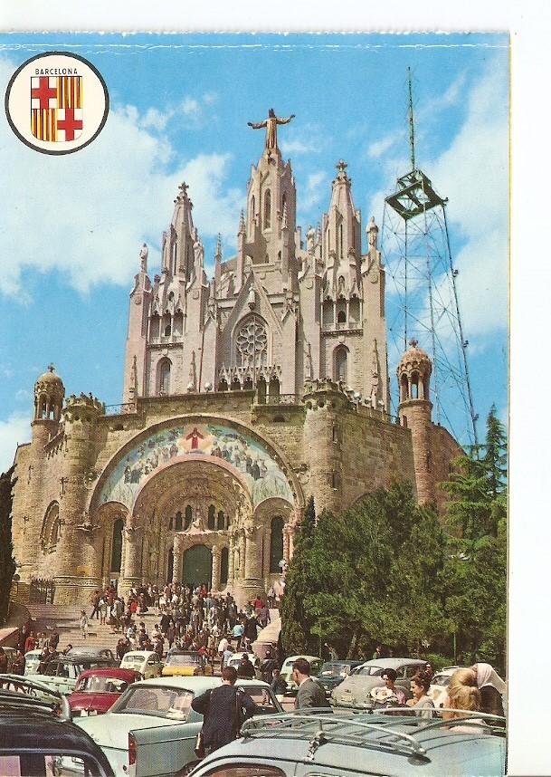 Postal 040425 : Barcelona. Templo Expiatorio del Tibidabo