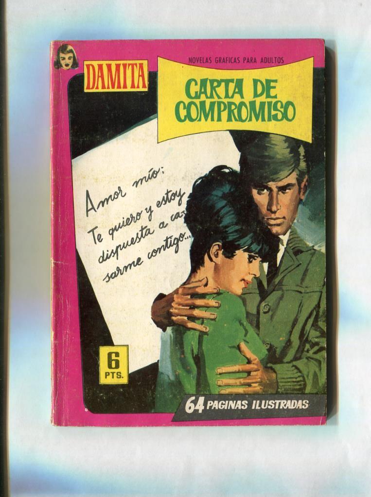 Damita numero 468: Carta de compromiso, foto ficha trasera de Robert Lansing