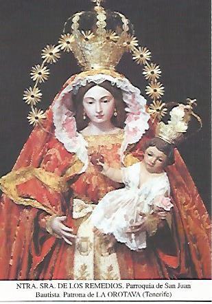 POSTAL 54493: Virgen de los Remedios. La Orotava Tenerife