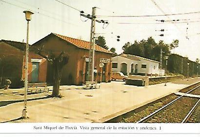POSTAL 55171: Estacion de Sant Miquel de Fluvia