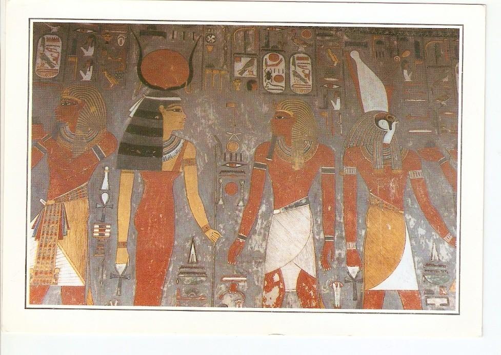 Postal 026442 : Luxor Egypt Valley of the Kings. Tomb of Kings Hormen 18-19 DY