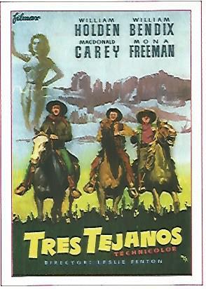 CROMO CINE 1203: TRES TEJANOS