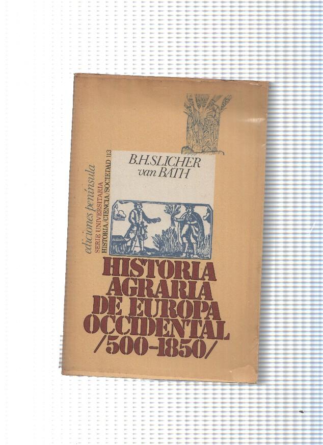 Historia agraria de Europa Occidental ( 500-1850 ) (segunda edicion)