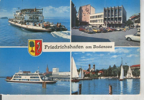Postal 015989: Vistas de Friedrichshafen am Bodensee