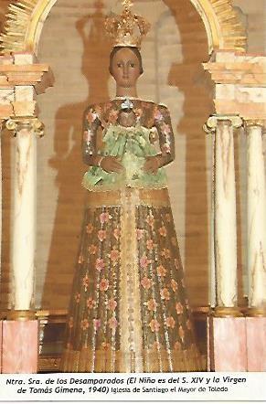 POSTAL 54347: Nuestra Señora de los Desamparados . Toledo