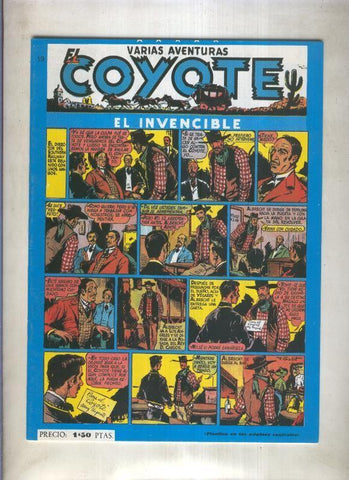 El Coyote facsimil numero 019: El invencible (numerado 2 en trasera)