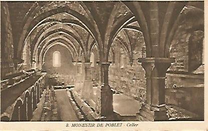 Postal 53867: MONASTERIO DE POBLET. Bodega
