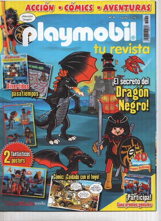 Revista PLAYMOBIL, Numero 04: El Secreto del Dragon Negro (Tailor Made Media 2013)