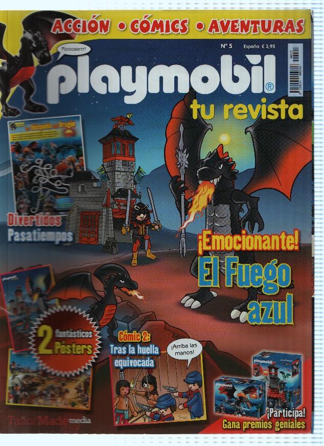 Revista PLAYMOBIL, Numero 05: El Fuego Azul del Dragon (Tailor Made Media 2013)