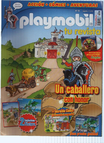 Revista PLAYMOBIL, Numero 10: Un Caballero con Honor (Tailor Made Media 2013)