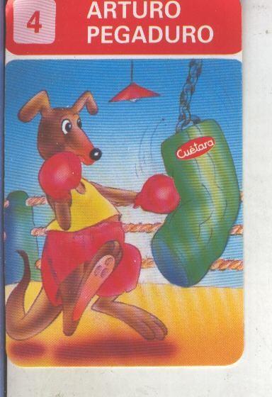 Cromos Los Zoolimpicos de Tostarica de  Cuetara numero 04: Arturo pegaduro