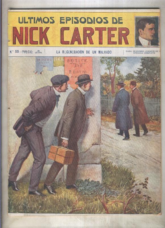Ultimos episodios de Nick Carter numero 055: La regeneracion de un malvado