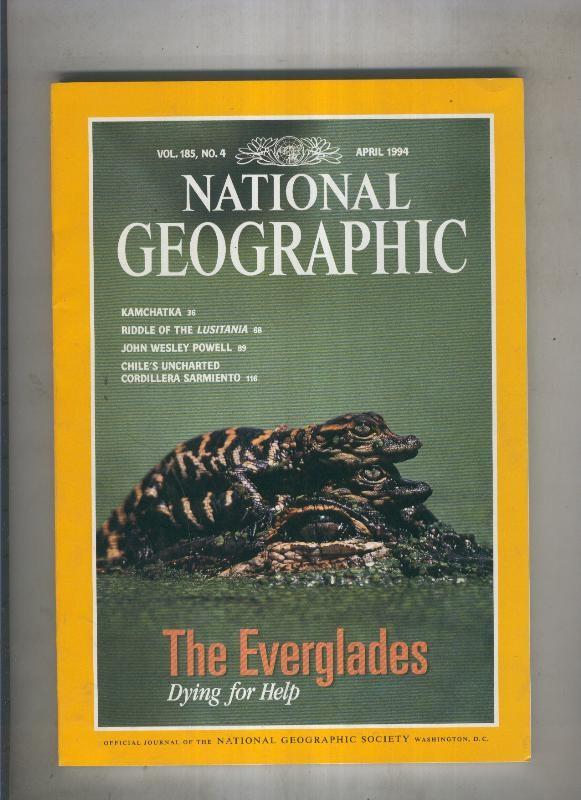 National geographic 1994 april: The everglades dying for help