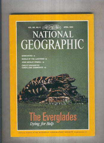 National geographic 1994 april: The everglades dying for help