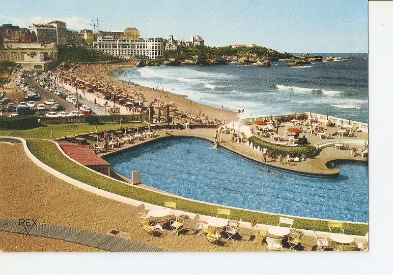 Postal 020311 : La piscine du Palais - La grande. Biarritz