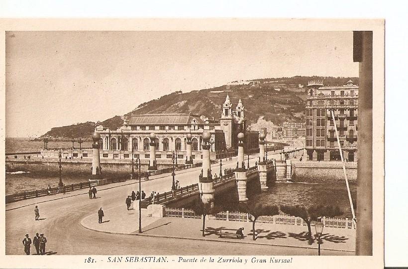 Postal 025620 : Puente de la Zurriola y Gran Kursaal. San Sebastian