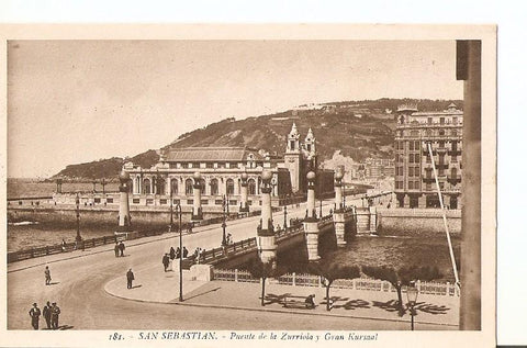 Postal 025620 : Puente de la Zurriola y Gran Kursaal. San Sebastian