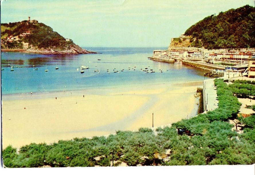 Postal 16330: San Sebastian - Vista de la Bahia