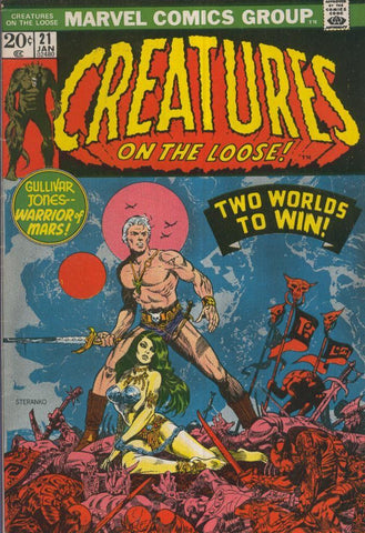 CREATURES ON THE LOOSE, Vol.1 No.21: Two Worlds to Win