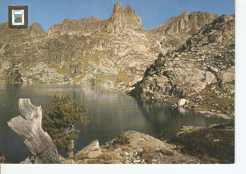Postal 042534 : Pirineu Catala (Lleida). Regio dEspot. Amitges. Port de Ratera al fons