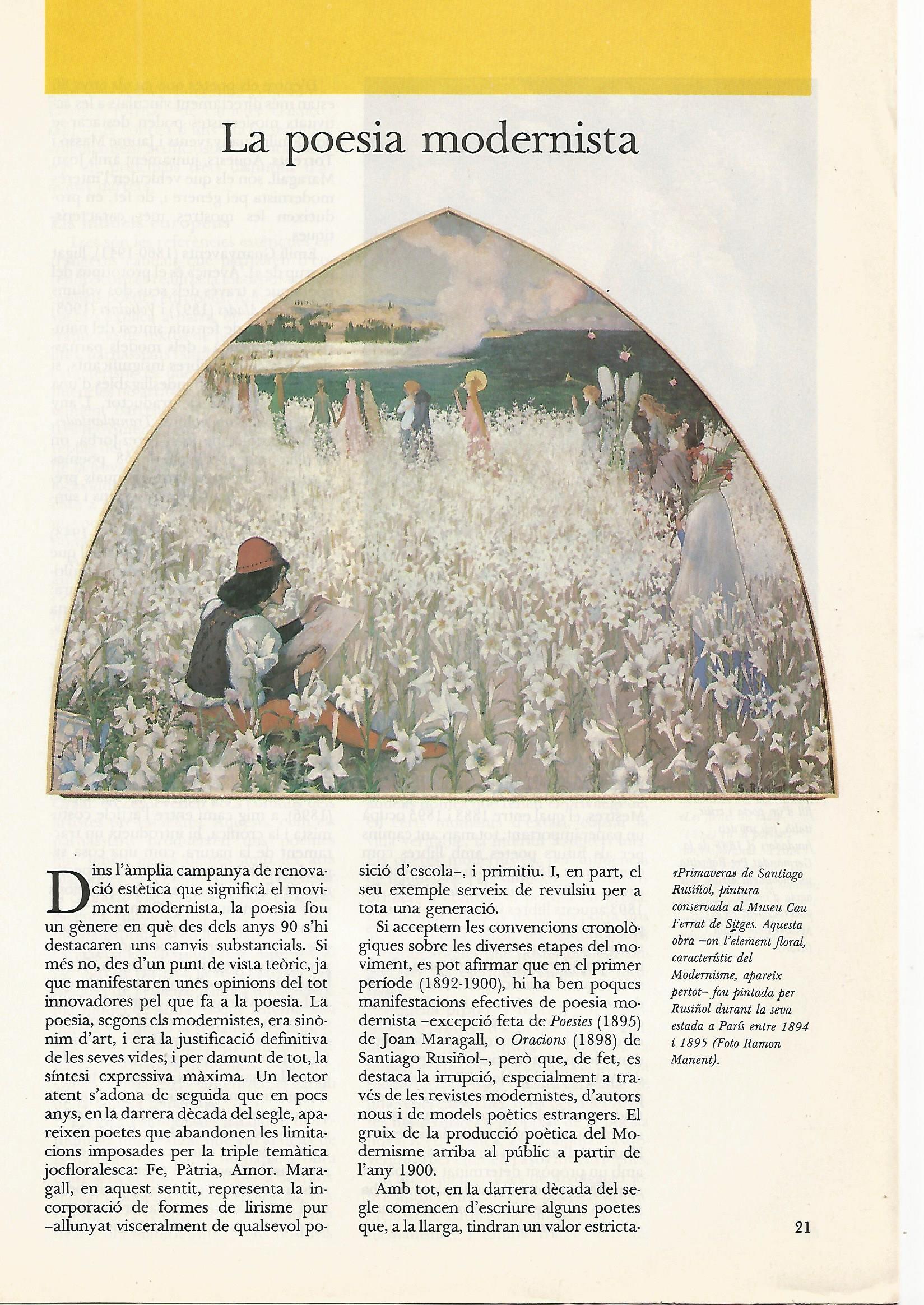 FASCICULO 0056: LA POESIA MODERNISTA