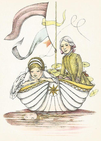 LAMINA 1896: Ilustracion de E. Petiiska y D. Berkova para Cascanueces