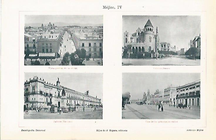 LAMINA ESPASA 11554: Vistas de Mexico