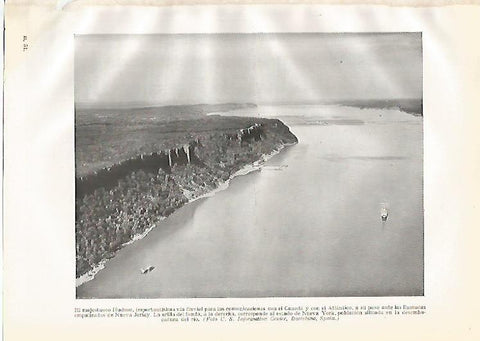 LAMINA GEOGRAFIA 0199: Rio Hudson Estados Unidos