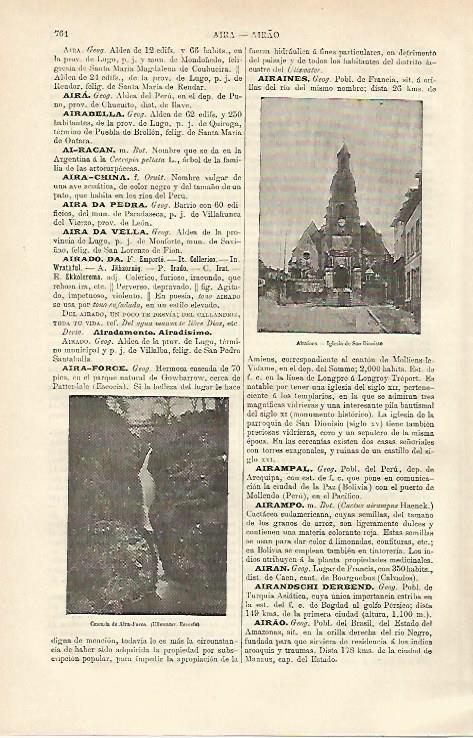 LAMINA ESPASA 12701: Iglesia de San Dionisio en Airaines Francia