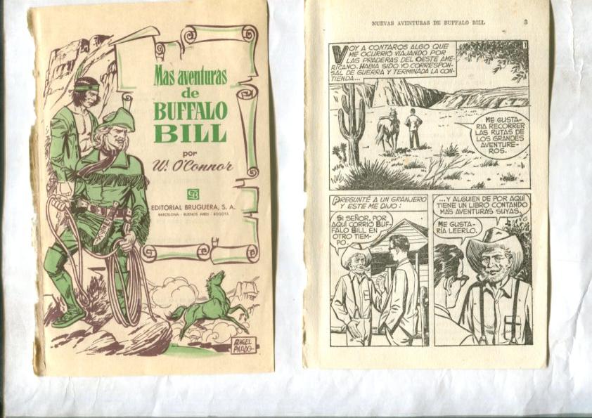 Mas aventuras de Buffalo Bill , dibujos de Felipe Herranz