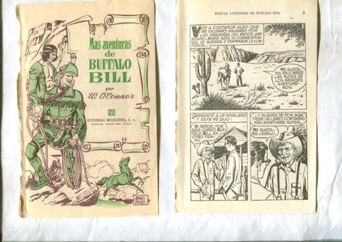 Mas aventuras de Buffalo Bill , dibujos de Felipe Herranz