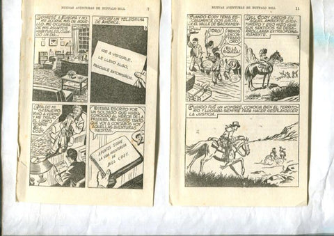 Mas aventuras de Buffalo Bill , dibujos de Felipe Herranz