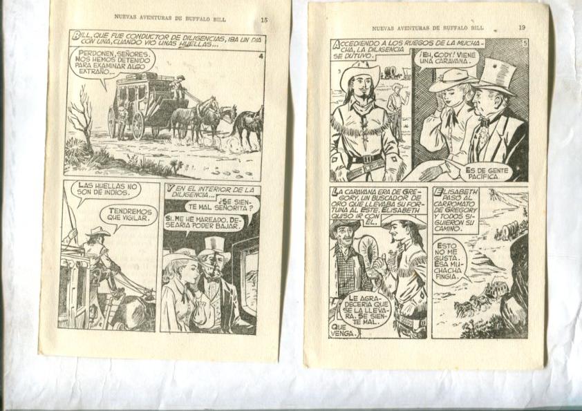 Mas aventuras de Buffalo Bill , dibujos de Felipe Herranz