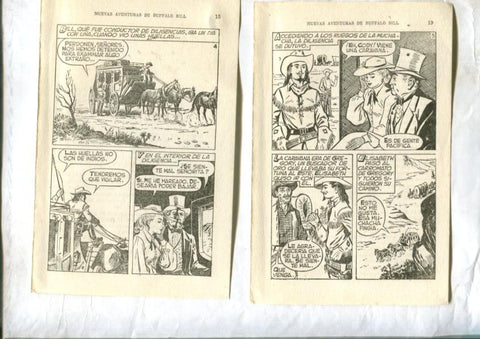 Mas aventuras de Buffalo Bill , dibujos de Felipe Herranz