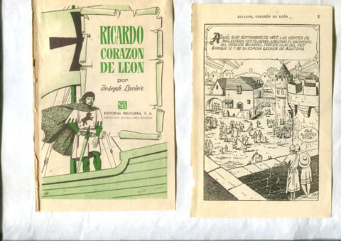 Ricardo Corazon de Leon, dibujos de Rodrigo Rodriguez Comos