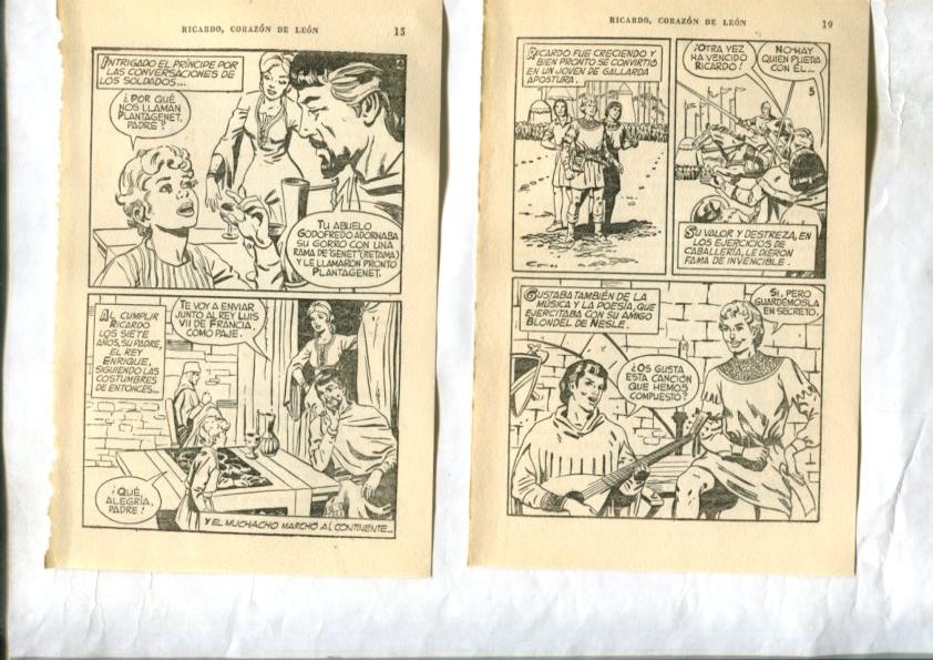 Ricardo Corazon de Leon, dibujos de Rodrigo Rodriguez Comos